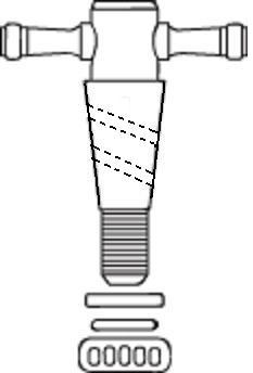 AC-4015 PTFE Plug, 1:5 Taper